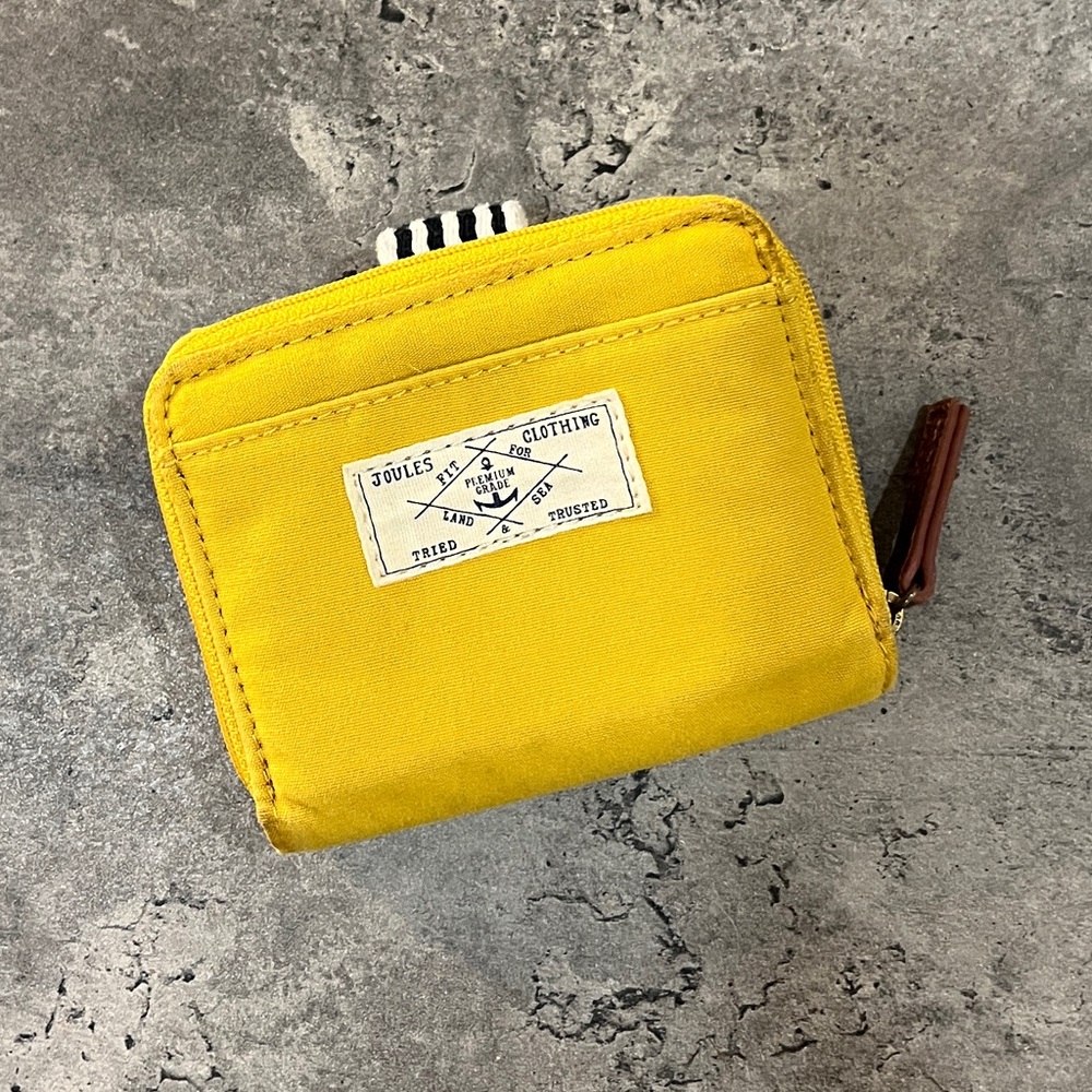 Joules Yellow Wallet